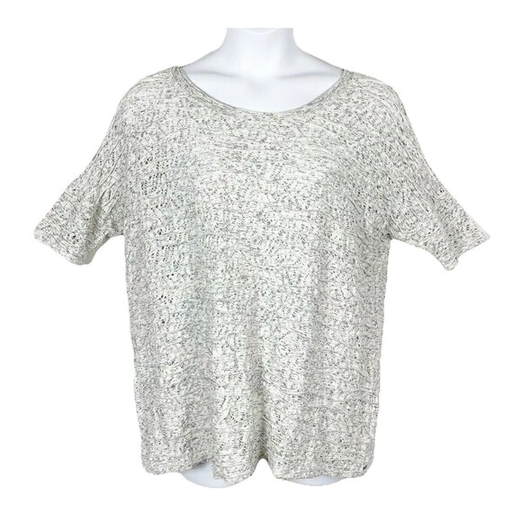 NEON BUDDHA Top Size Large Open Weave Knit Art To Wear Boxy Womens Active - Picture 1 of 10